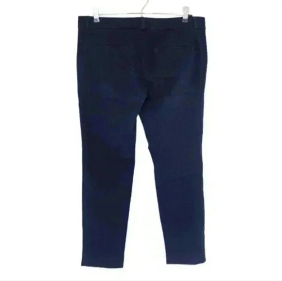 Banana Republic Sloan Pant Slim Ankle  Maritime Blue Trousers Women's size 8 - Picture 4 of 13